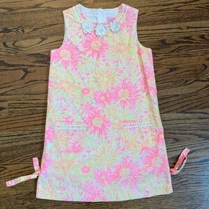 Lilly Pulitzer Pink and Yellow Floral Dress